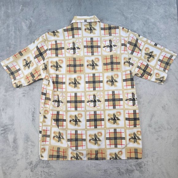 VTG Southpole Shirt Men's Large Nova Check Plaid Style Button Up Hip Hop Retro - Picture 2 of 10